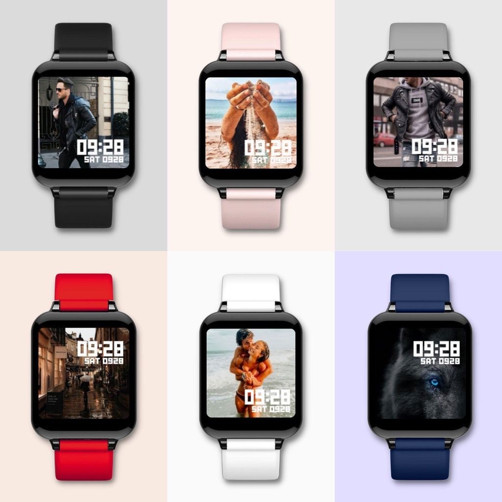Smartwatch B57 Relógio Inteligente Homens Mulheres LCD TFT