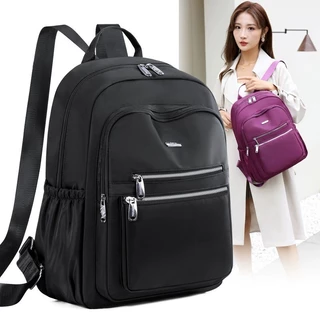 Mochila Feminina Com Estojo Universitário Mochila Para Colégio Textura Bordada Delicada Grande Capacidade