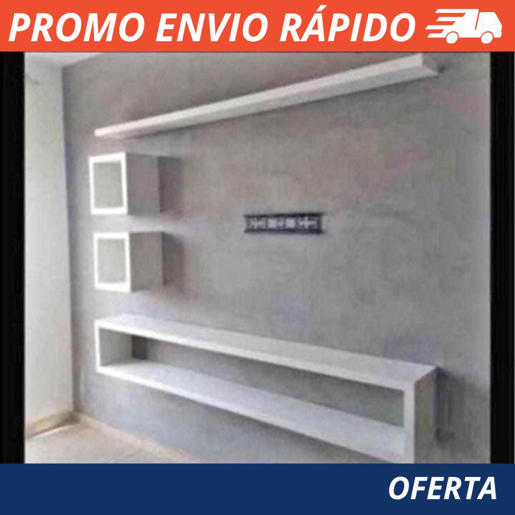 RACK SUSPENSO PARA TV APARADOR NICHO