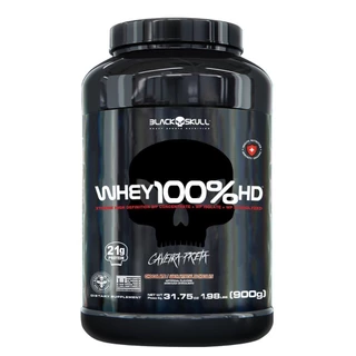 Whey Protein 100% Hd Black Skull Pote 900g