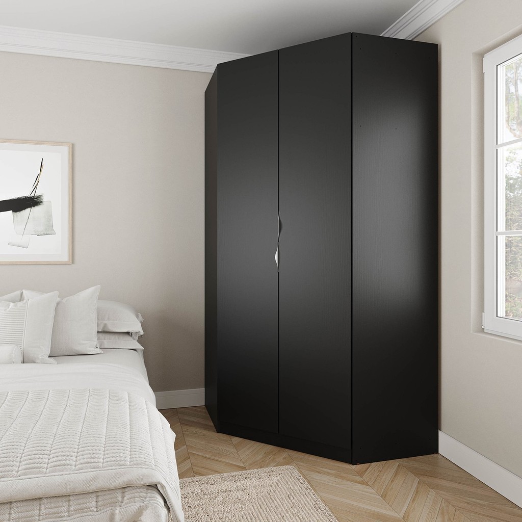 Guarda Roupa de Canto Closet Modular com 6 Prateleiras Hera CabeCasa ...
