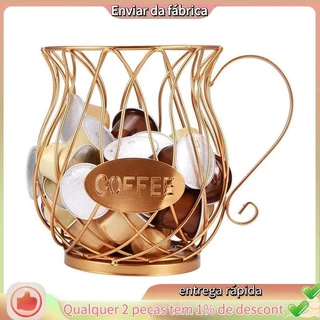 Cesta De Armazenamento De Cápsulas De Café , Porta-Objetos De Cozinha Para Tassimo , Nespresso , Dolce-Gusto
