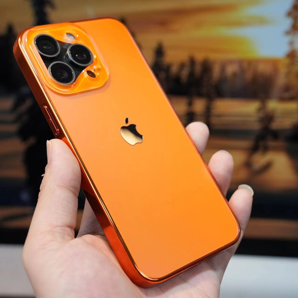 Capa de telefone colorido de luxo de liga de titânio 16 iPhone 15 Pro MAX 11 12 13 14 15Plus modelo à prova de choque