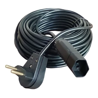 Extensão Elétrica 3 Metros 20A Cabo PP 2x1,0 Reforçada