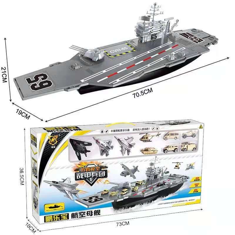 Navio de Guerra Porta-aviões Combate Navio de Guerra Brinquedos ...