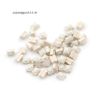 # BR 50pcs 3 * 4 * 2.5mm Interruptor Táctil De Botão De Pressão Micro De 4 Pinos SMD .