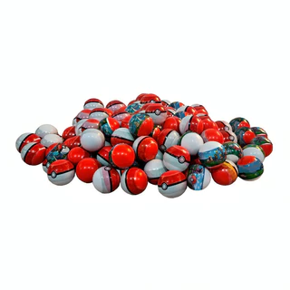 Kit 50 Capsulas Pokebola Lacrada Com 1 Pokémon Miniatura Surpresa Brincar Colecionar Sortidas