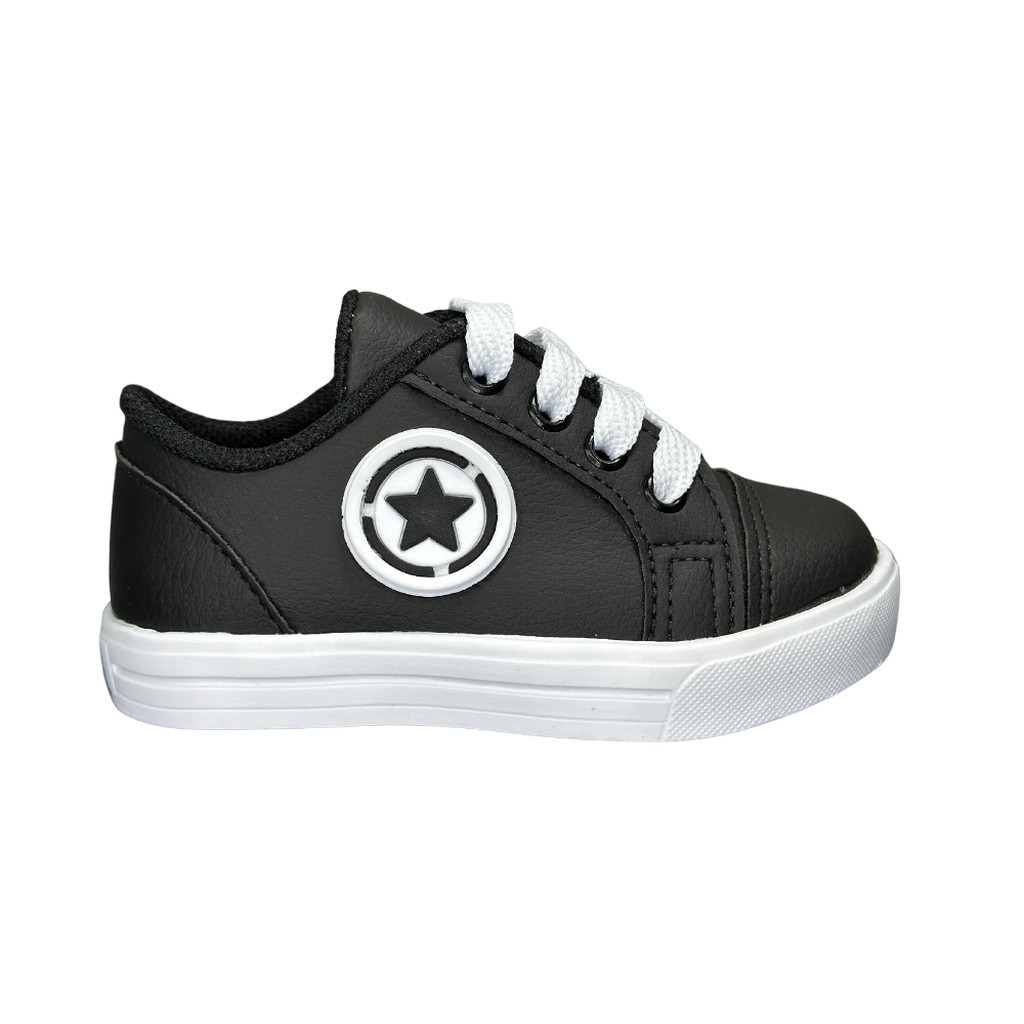 Tênis Starzinho Infantil Estrelinha (Preto) Shopee Brasil