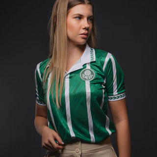 Camisa Palmeiras Retrô 1994 Campeão Brasileiro Feminina
