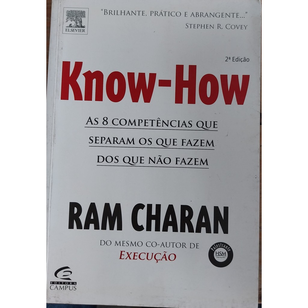 LIVRO, KNOW-HOW, AS 8 COMPETÊNCIAS QUE SEPARAM OS QUE FAZEM DOS QUE NÃO ...