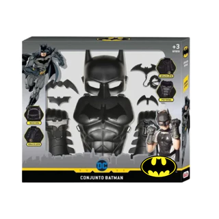 Fantasia Batman Aventura Conjunto Completo Com Acessórios