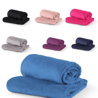 Manta Microfibra Casal/Solteiro Cobertor Soft Antialérgico 2,00m x 1,80m - Várias Cores