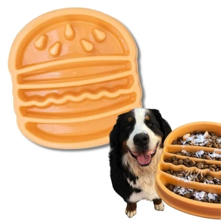 ZippyPaws Comedouro Lento Happy Bowl Hamburguer Para Cães