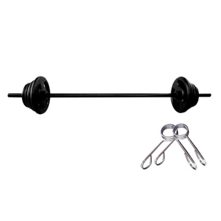 Kit c/ Barra oca + 10 Kg De Anilhas Emborrachadas