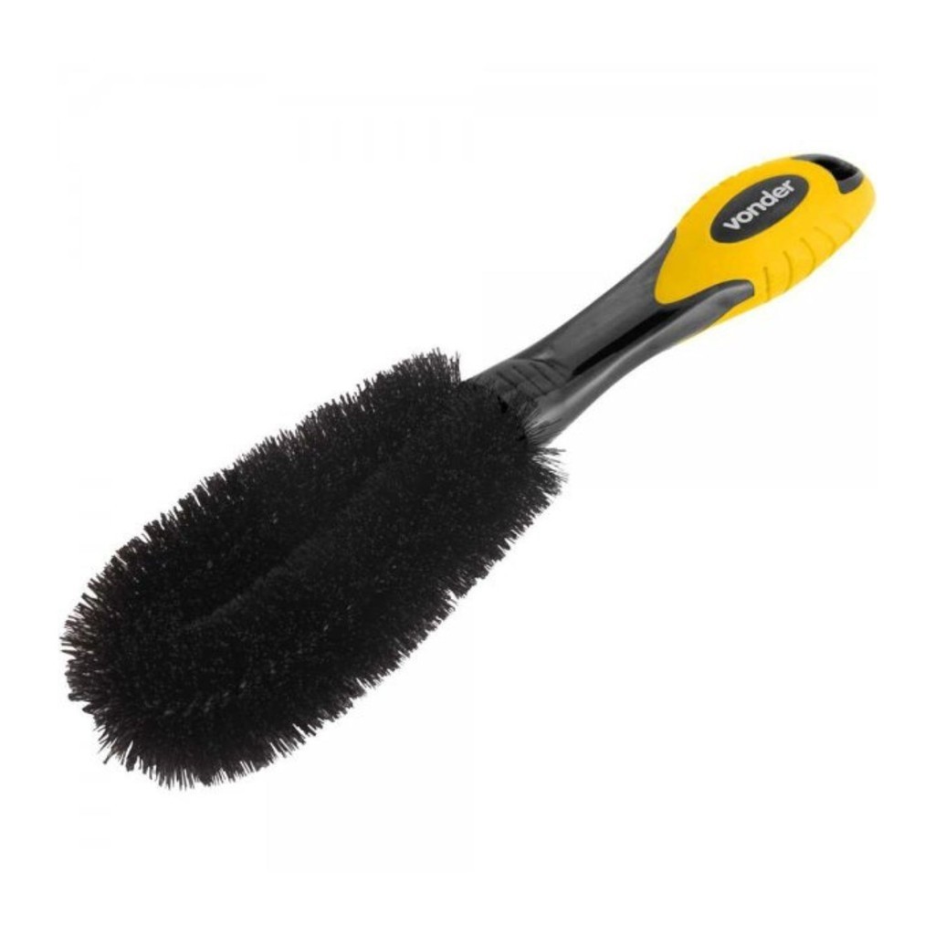  Escova Limpeza Automotiva Pequena Para Furos De Roda Vonder