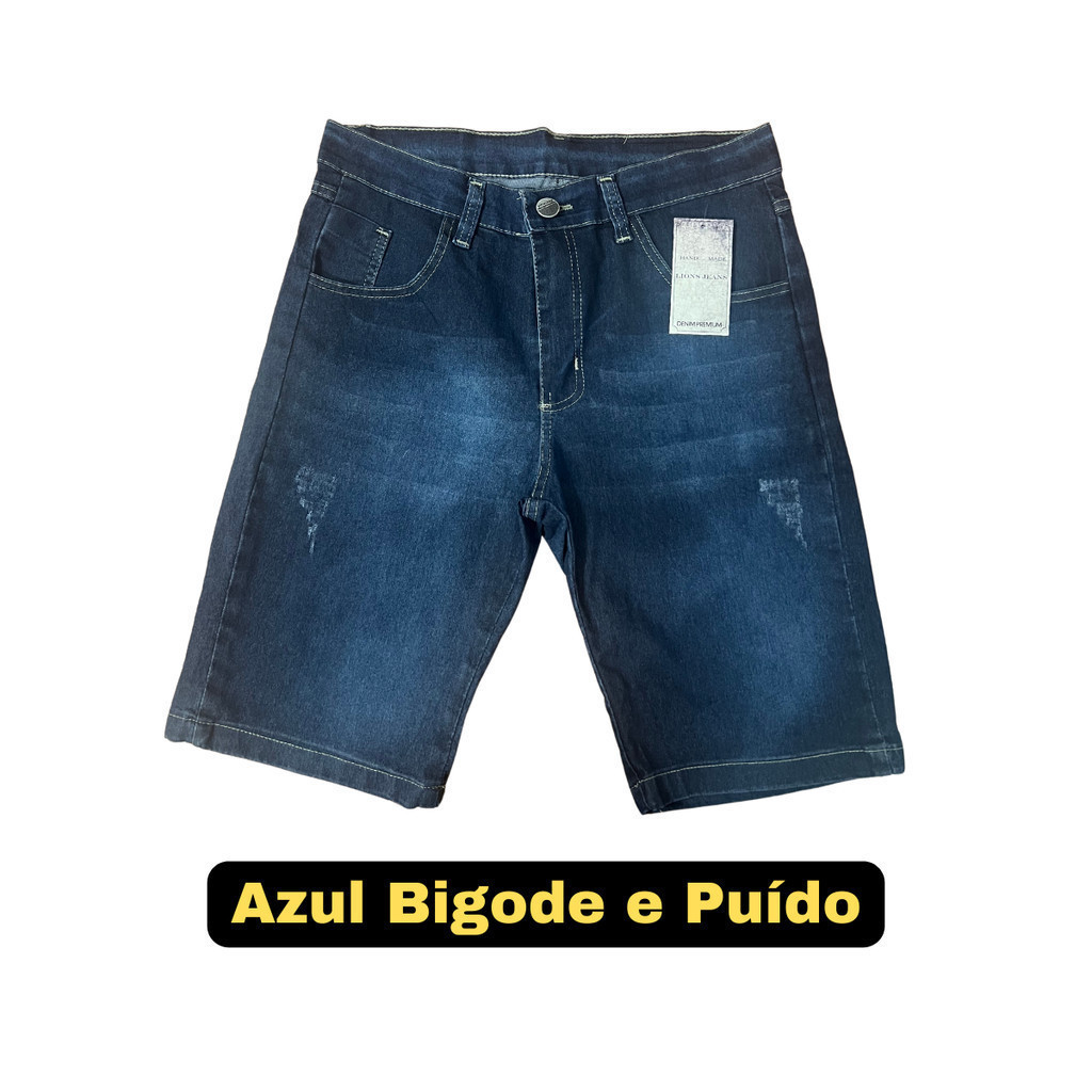 Bermuda Masculina Jeans Escolha os modelos Envio Imediato Shorts Jeans Masculinos