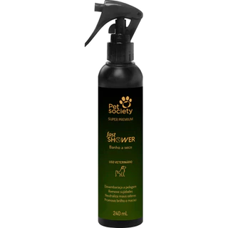 Fast Shower Banho A Seco Hydra Pet Society 240ml