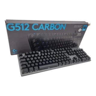 Teclado Mecânico Logitech G512 Carbon GX Brown RGB - USADO