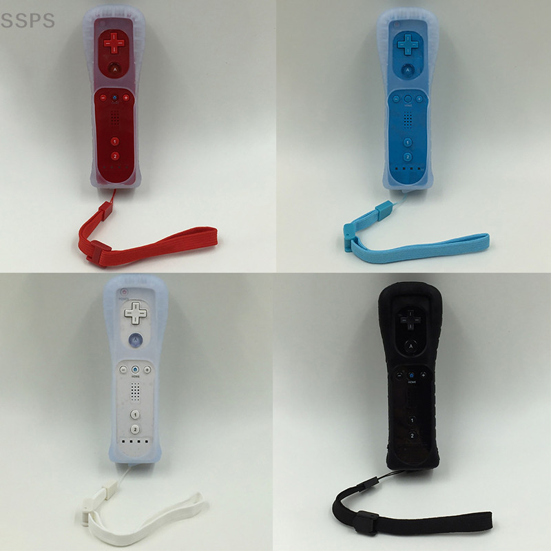 [SSPS] Para Nintendo Wii/U Joy 2 In 1 Conjunto De Controladores Gamepad Remoto Sem Fio Movimento Opcional Plus Com Caixa De Silicone Video Game FAH