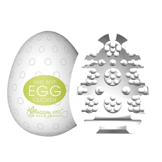 Ovinho Masturbador EGG Magical Kiss Ovo de Silicone Masturbador Masculino - 1013