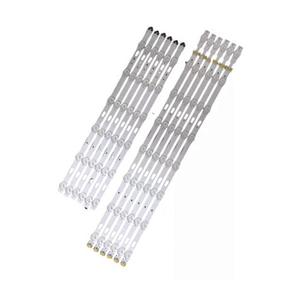 Kit 12 Barras Led Compatível Tv Un55ju6500g Un55ju6500