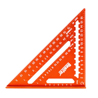 Esquadro Rápido 7'' Polegadas Triangular Carpintaria Marcenaria