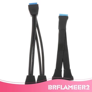 [Brflameer2] Cabo Cabeçalho USB De 19 Pinos USB3.0 Placa Mãe Splitter Hub Interno Para , Painel