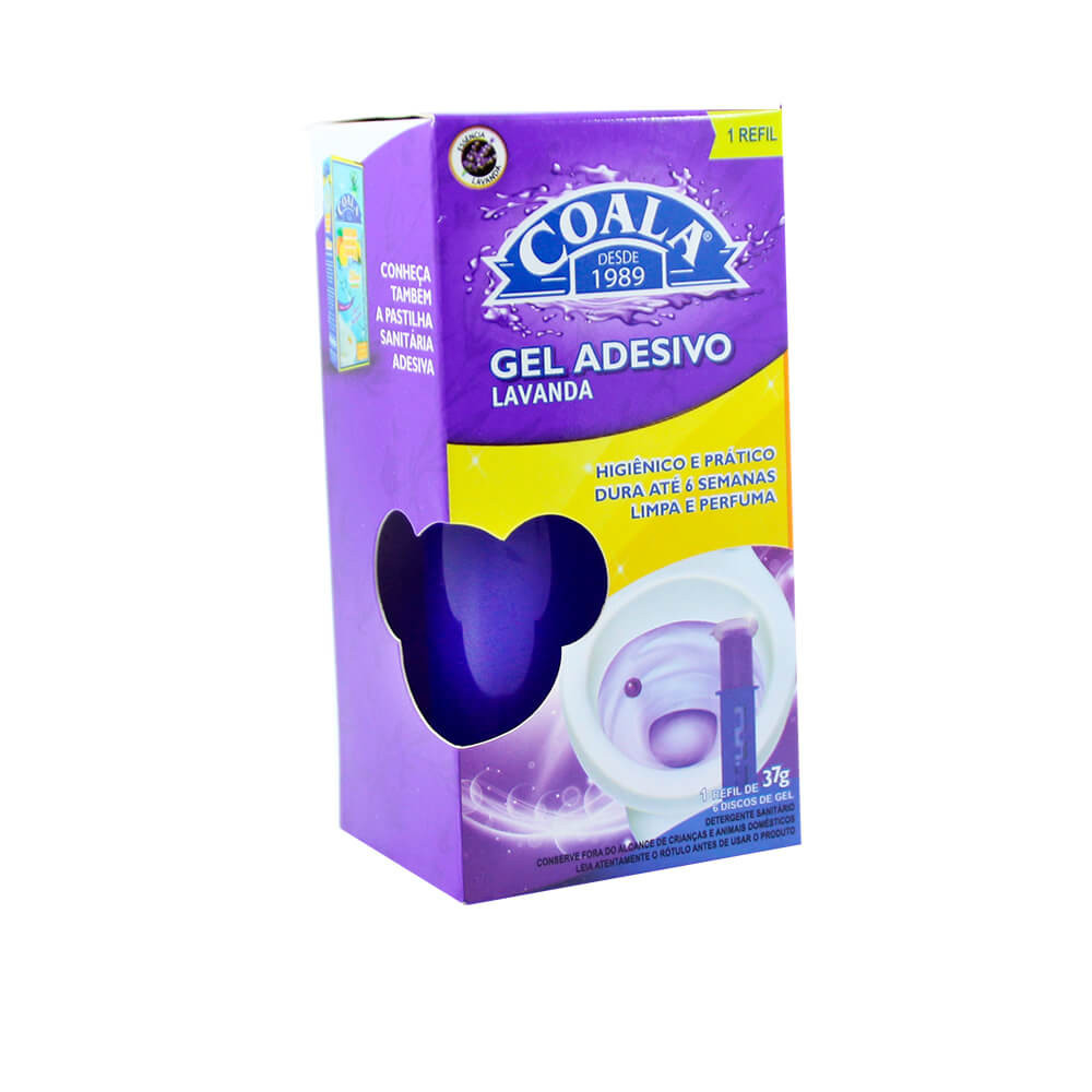 Refil Coala Gel Adesivo Lavanda 37 g