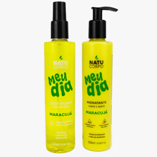 Kit Maracujá Natucorpo Body Splash 250ml + Hidratante 250ml