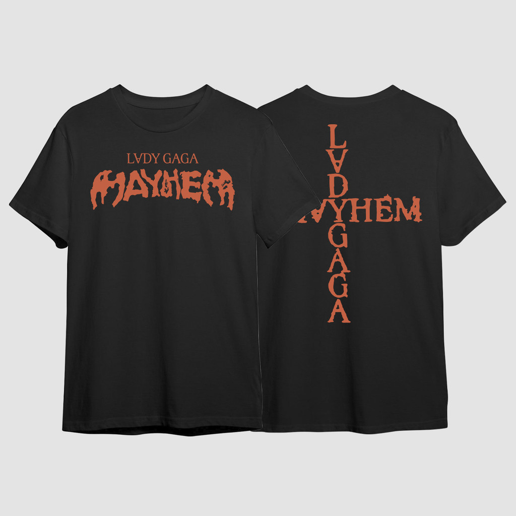 Camiseta Lady Gaga Álbum Mayhem Diva World Tour 2025 Pop Rio Die