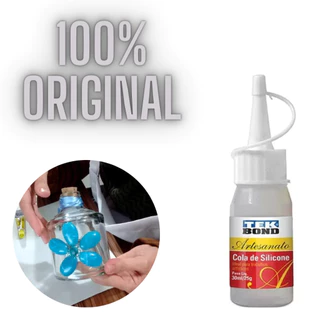 Cola De Silicone Para Artesanato 25g/30ml Tek Bond