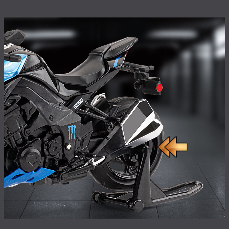 Escala 1 : 12 Kawasaki Z1000 Liga Modelo De Motocicleta Diecast