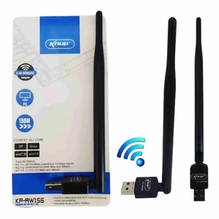Adaptador Wifi Usb Wireless Notebook Pc Internet Knup KP-Aw156