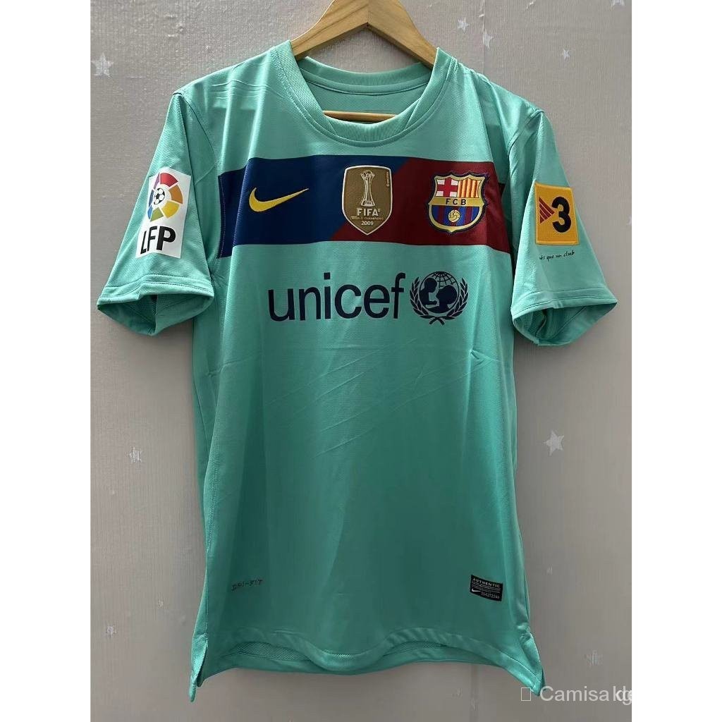 10-11 Barcelona de alta qualidade T-shirt personalizada para Home Retro Football Jersey MESSI 13SK.