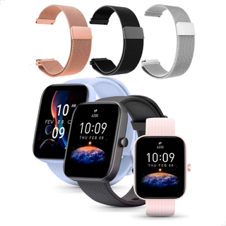 Relógio Inteligente Smartwatch Amazfit Bip 3 Original Tela de Amoled 1,69" + pulseira 20mm magnética