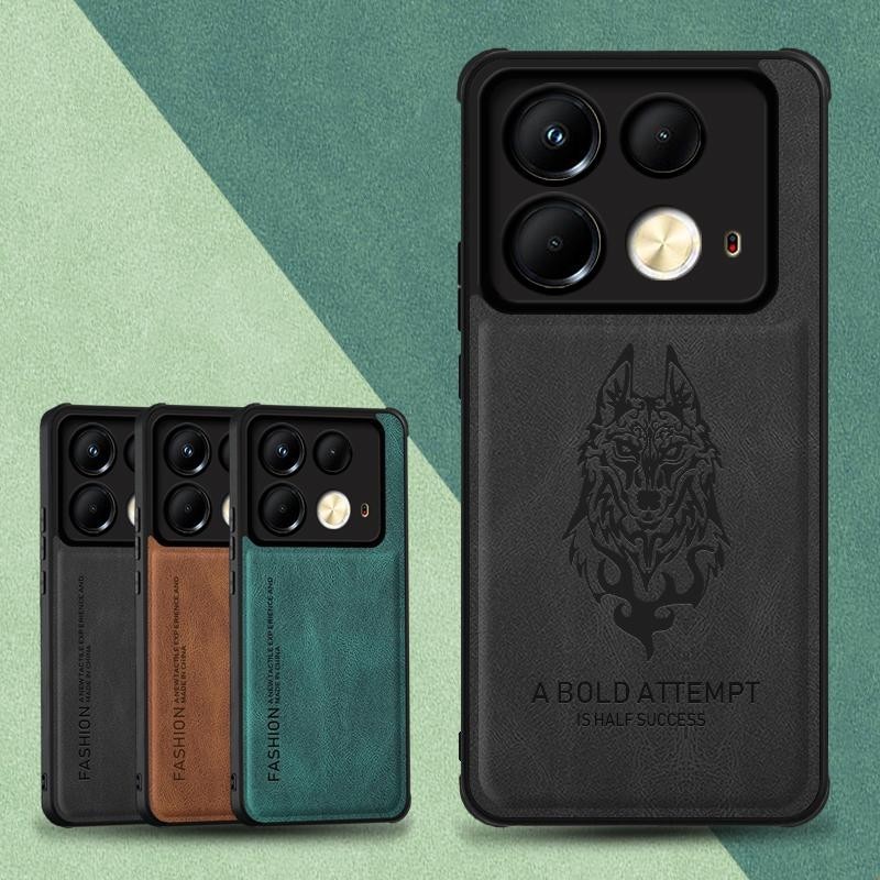 Para Infinix Note 40 4G Capa De Celular De Luxo Em Couro TPU