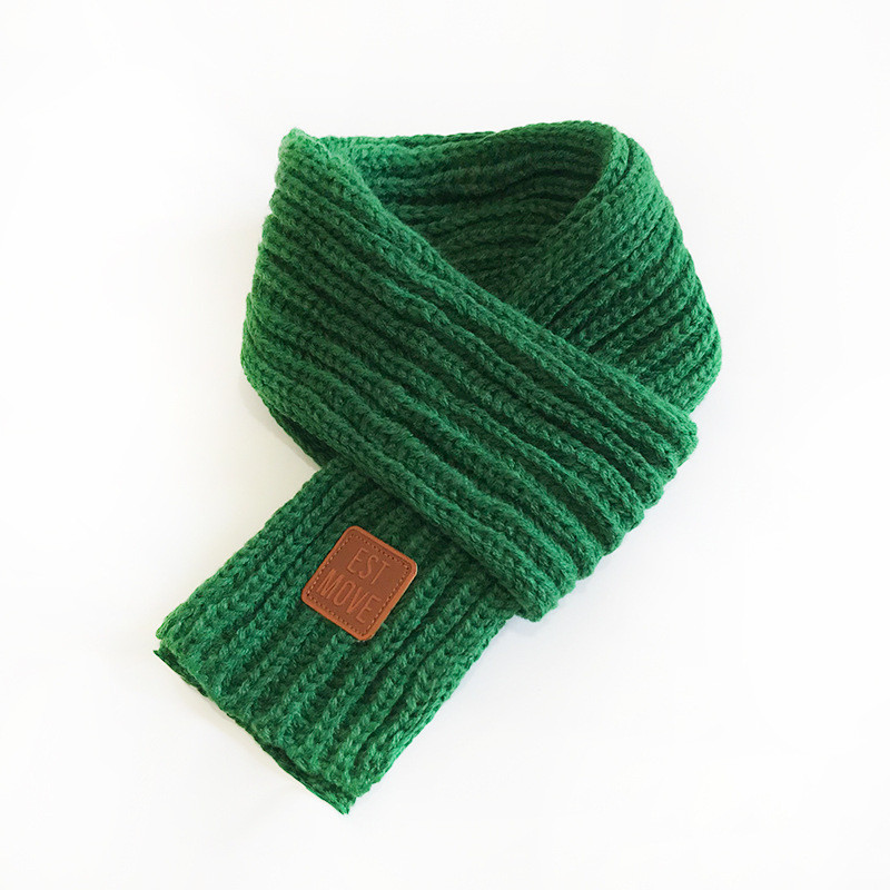 Lenço De Inverno Malha Pescoço Para Crianças Acessórios Quentes