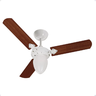 Ventilador De Teto Pera New 3pás Verniz 130w