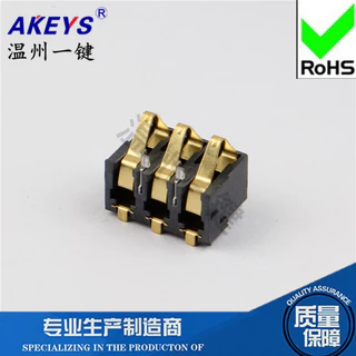10pcs Conector De Acessórios De Produtos Digitais De 3 Pinos Suporte De Bateria BC-01-3P-6 * 8 Cobre Resistente A Alta Temperatura