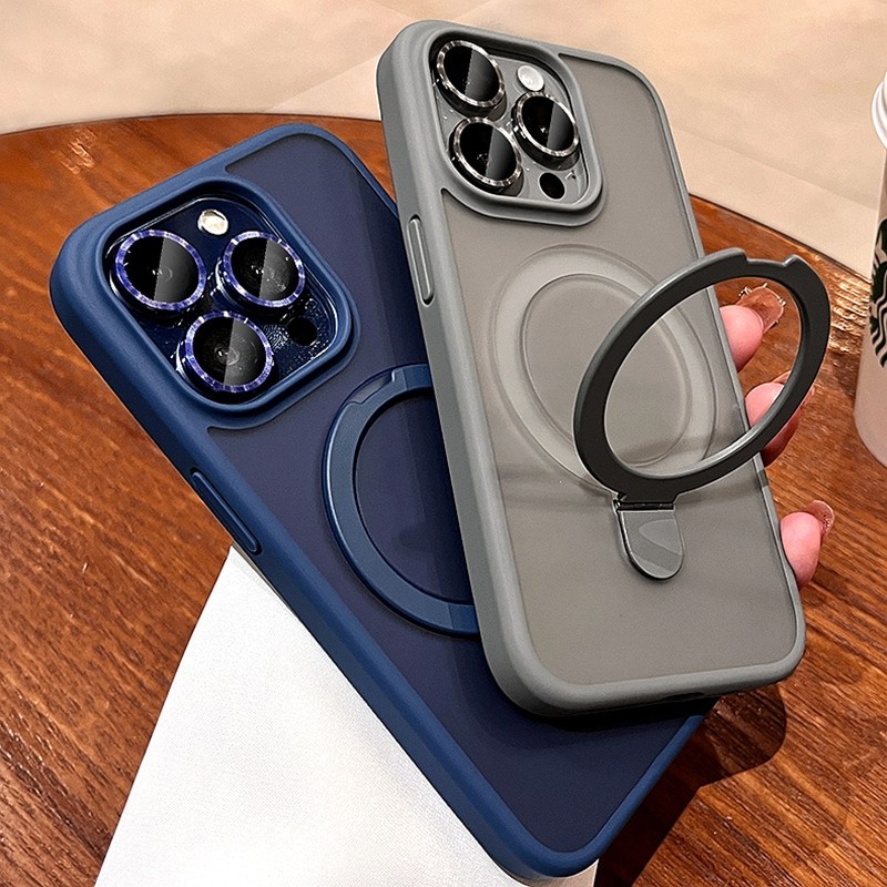 Asuwish Custodia IPhone 12/13 Pro Max: Cover Magnetica Con Anello Cicalino E Protezione Schermo (Vetro Incluso)