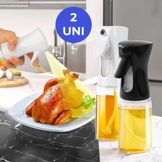 Kit 2 Spray Borrifador de Azeite 200ML Pulverizador Vinagre Culinário Galheteiro em acrílico