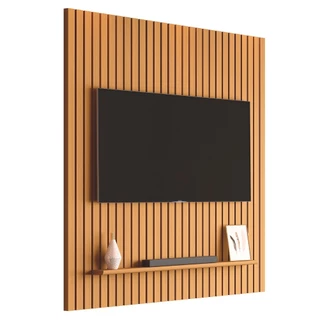 Painel Para TV Ripado Até 55 Polegadas Mega 1,35m Cedro EDN