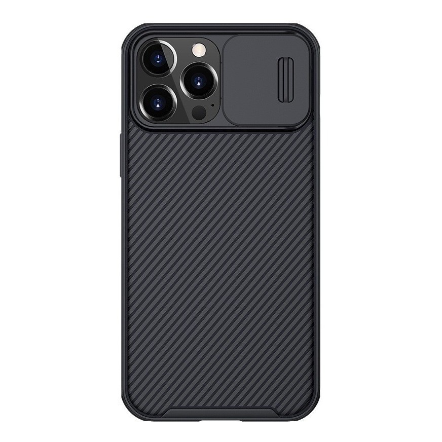 Capa Case Nillkin Camshield Pro iPhone 13 Pro 6.1 Polegadas Cor:Preto