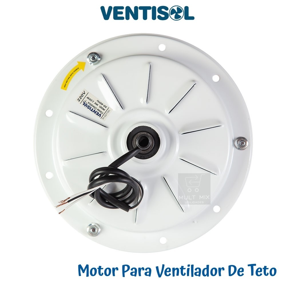 Motor p/ ventilador de teto original (VENTISOL).