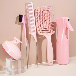 5PCS conjunto de ferramentas para cabelo, escova de sobrancelhas e pentear cabelos doméstico