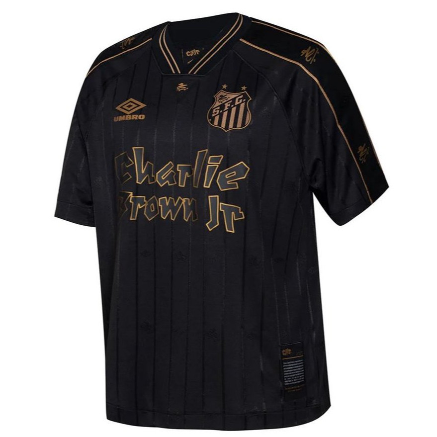 NOVA Camisa SANTOS Charlie Brown Jr Preta Edição 2024/25 FRETE GRÁTIS ENVIO IMEDIATO