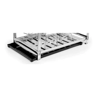Bandeja Coletora De Agua Escorredor 16 Pratos Preto