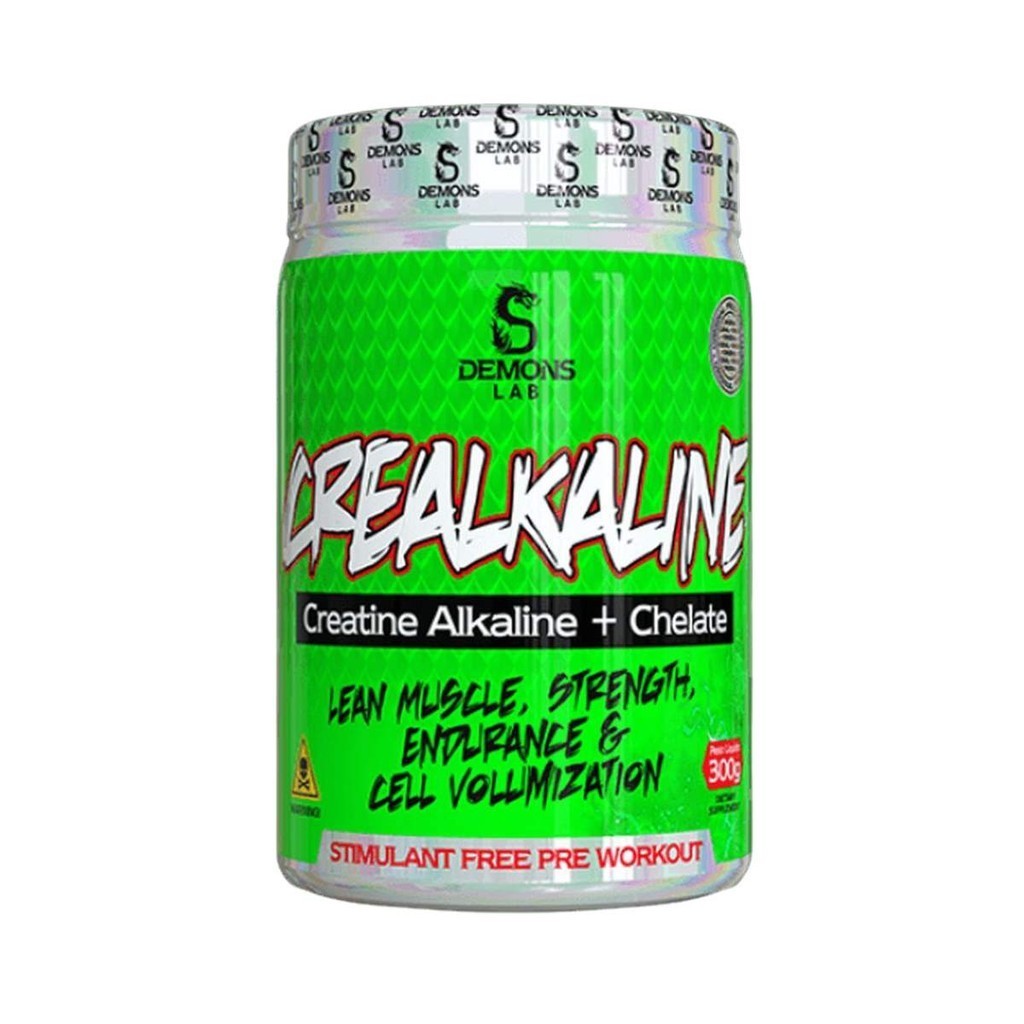 Creatina Alcalina Crealkaline + Chelate 300g | Demons Lab | Shopee Brasil