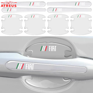 4/8Pcs Novo Fiat Autocolantes Protetores Contra Arranhões Na Porta Do Carro maçanetas de porta Invisible De Proteção Colisões Para FIAT Strada Argo Mobi Toro Fastback Pulse Cronos Scudo 500 Titano Palio Idea Uno Punto