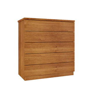 Cômoda Premium MDF Com 5 Gavetas Tcil